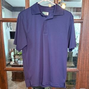 Ben Hogan Performance Mens Small Navy Blue Short Sleeve Golf Polo Shirt